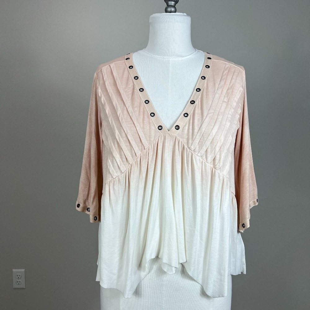 Venus Deep V Neck Ombre Top​